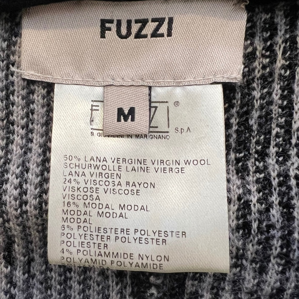 Fuzzi Artsy Evening Italian Luxe Velvet Floral Blazer Virgin Wool Viscose Size M - Picture 4 of 11